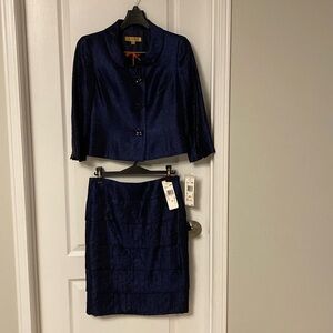 New Kasper 2 piece dress suit set size 2P